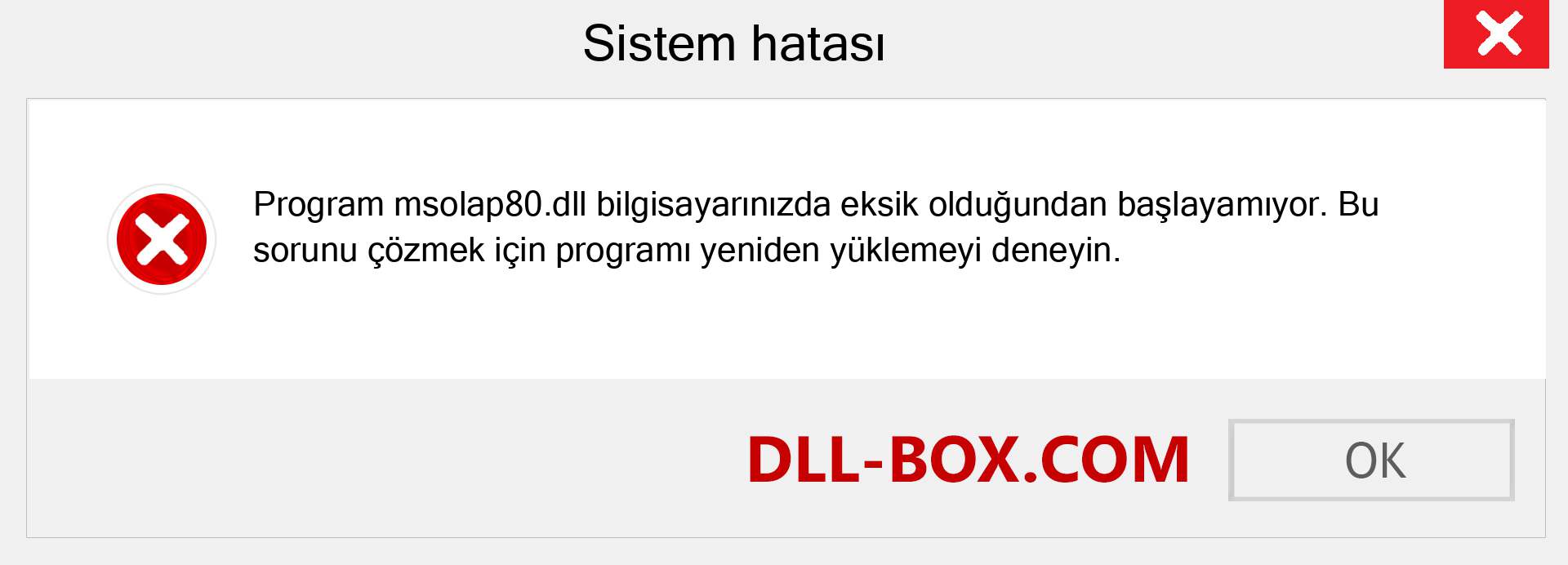 msolap80.dll dosyası eksik mi? Windows 7, 8, 10 için İndirin - Windows'ta msolap80 dll Eksik Hatasını Düzeltin, fotoğraflar, resimler